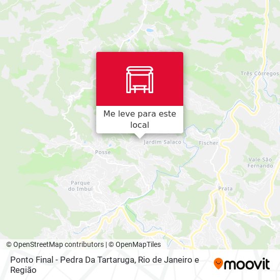 Ponto Final - Pedra Da Tartaruga mapa