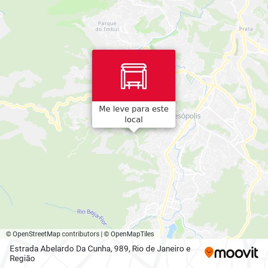 Estrada Abelardo Da Cunha, 989 mapa