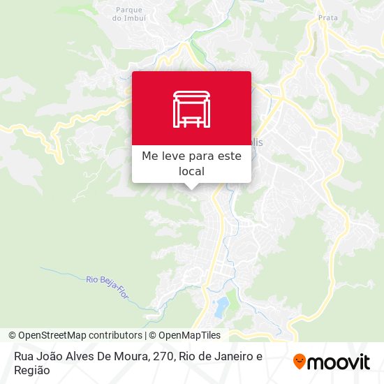 Rua João Alves De Moura, 270 mapa