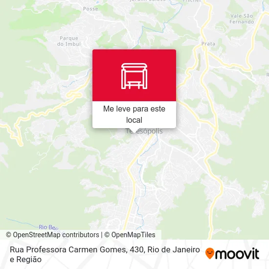 Rua Professora Carmen Gomes, 430 mapa