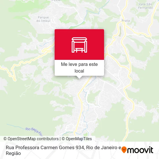Rua Professora Carmen Gomes 934 mapa