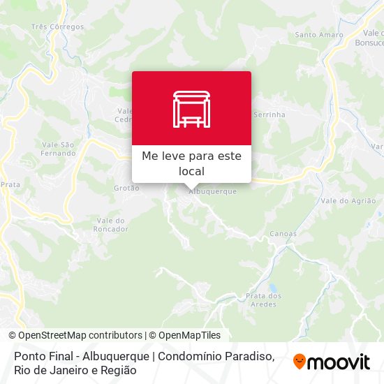 Ponto Final - Albuquerque | Condomínio Paradiso mapa