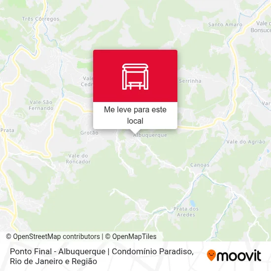 Ponto Final - Albuquerque | Condomínio Paradiso mapa