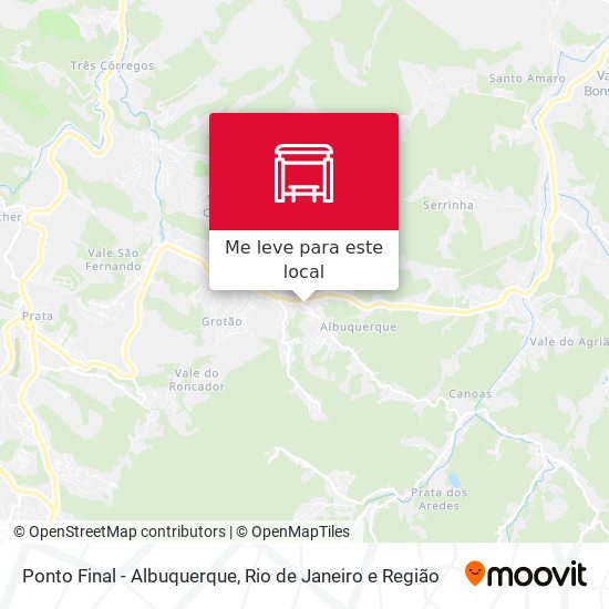 Ponto Final - Albuquerque mapa
