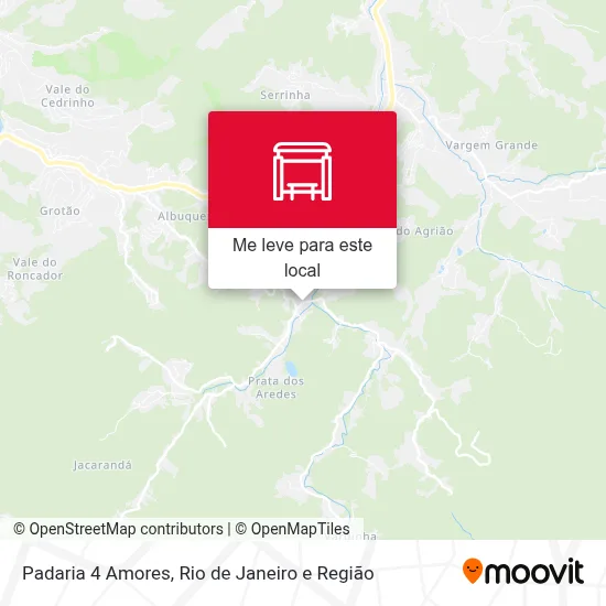 Padaria 4 Amores mapa