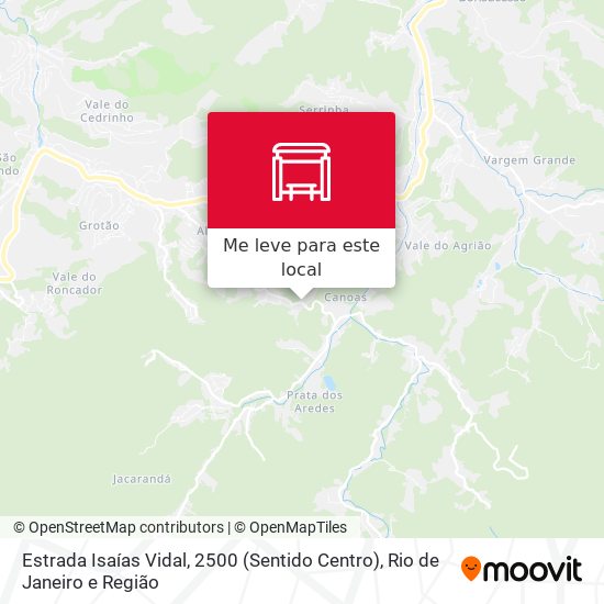 Estrada Isaías Vidal, 2500 (Sentido Centro) mapa