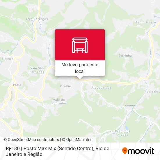 Rj-130 | Posto Max Mix (Sentido Centro) mapa