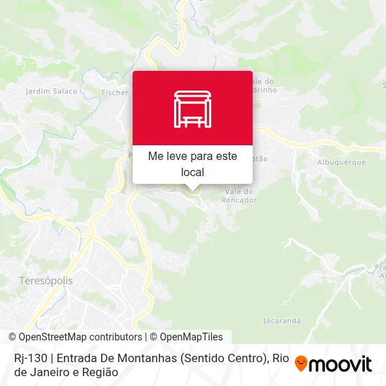 Rj-130 | Entrada De Montanhas (Sentido Centro) mapa