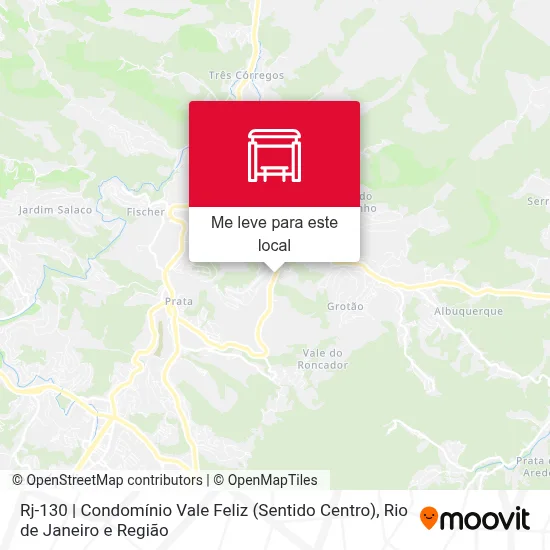 Rj-130 | Condomínio Vale Feliz (Sentido Centro) mapa