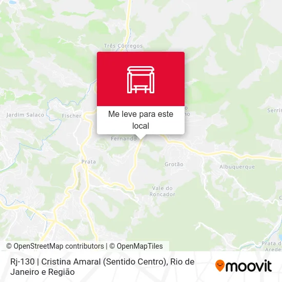 Rj-130 | Cristina Amaral (Sentido Centro) mapa