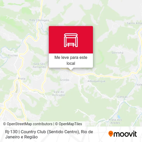 Rj-130 | Country Club (Sentido Centro) mapa