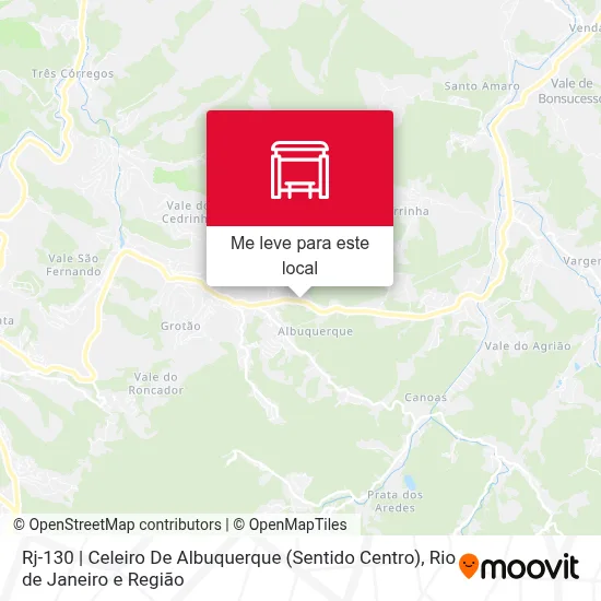 Rj-130 | Celeiro De Albuquerque (Sentido Centro) mapa