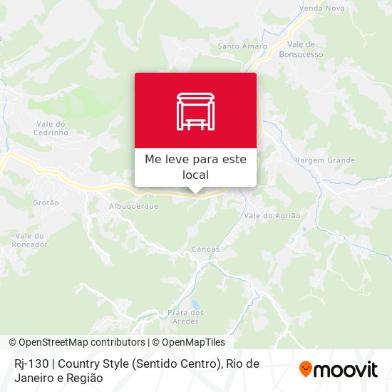 Rj-130 | Country Style (Sentido Centro) mapa
