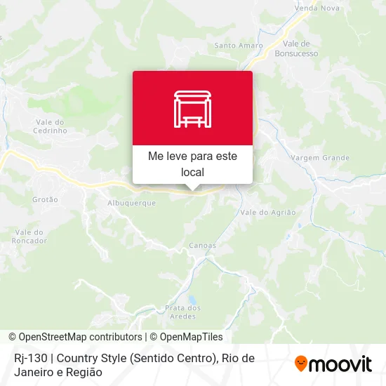 Rj-130 | Country Style (Sentido Centro) mapa