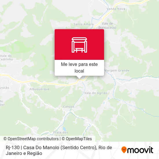 Rj-130 | Casa Do Manolo (Sentido Centro) mapa