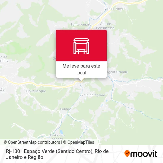 Rj-130 | Espaço Verde (Sentido Centro) mapa