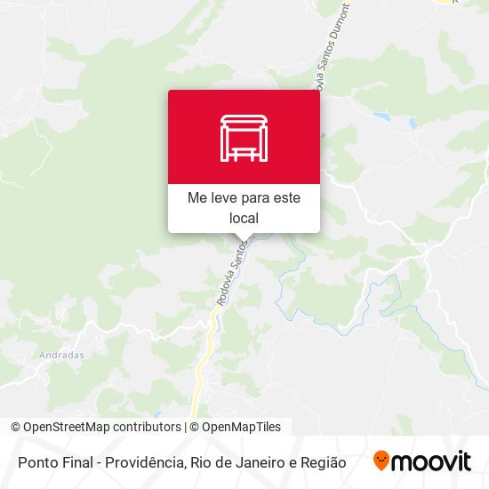 Ponto Final - Providência mapa