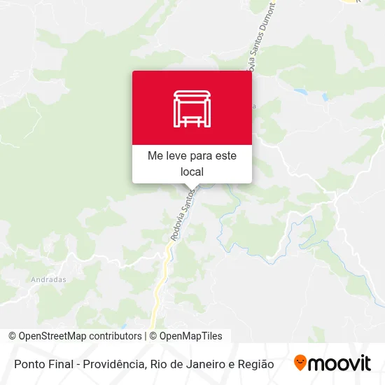 Ponto Final - Providência mapa
