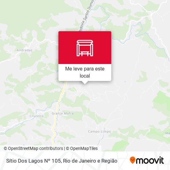 Sítio Dos Lagos Nº 105 mapa