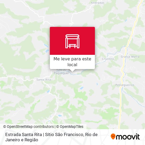 Estrada Santa Rita | Sítio São Francisco mapa