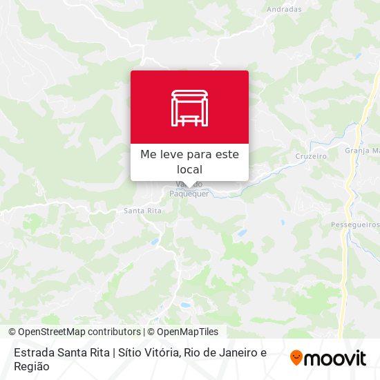 Estrada Santa Rita | Sítio Vitória mapa