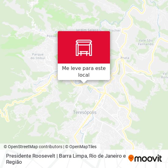 Presidente Roosevelt | Barra Limpa mapa