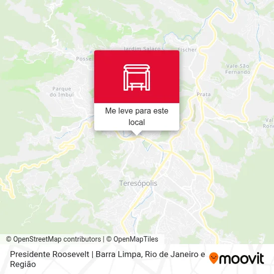 Presidente Roosevelt | Barra Limpa mapa
