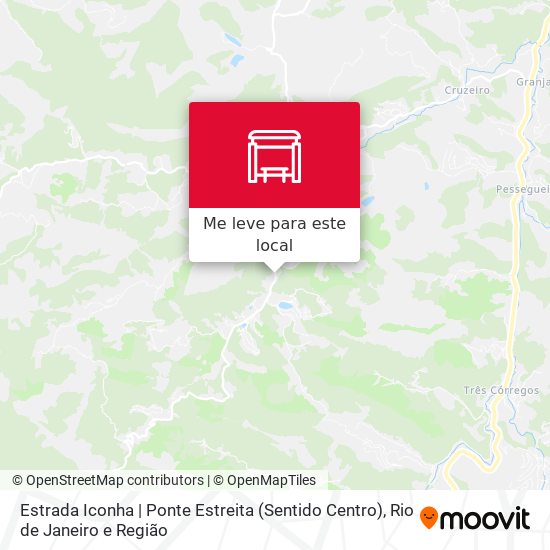 Estrada Iconha | Ponte Estreita (Sentido Centro) mapa