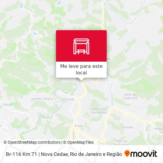 Br-116 Km 71 | Nova Cedae mapa