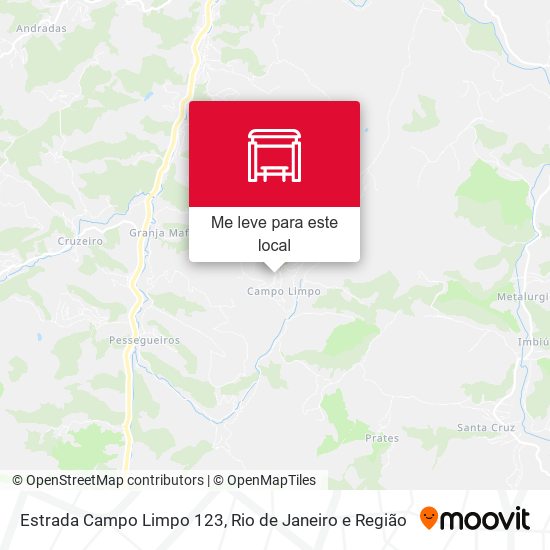 Estrada Campo Limpo 123 mapa
