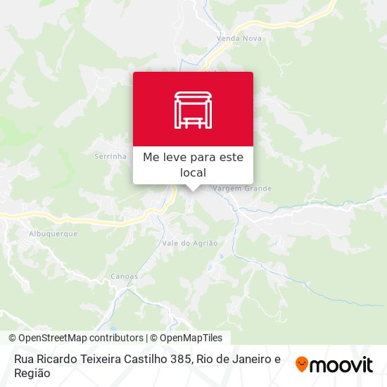Rua Ricardo Teixeira Castilho 385 mapa