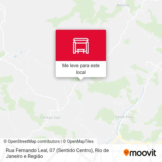 Rua Fernando Leal, 07 (Sentido Centro) mapa