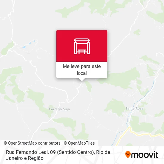 Rua Fernando Leal, 09 (Sentido Centro) mapa