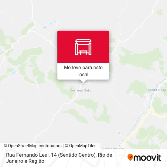 Rua Fernando Leal, 14 (Sentido Centro) mapa