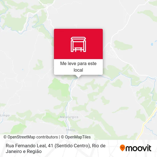 Rua Fernando Leal, 41 (Sentido Centro) mapa