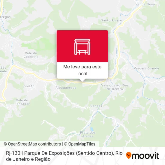 Rj-130 | Parque De Exposições (Sentido Centro) mapa