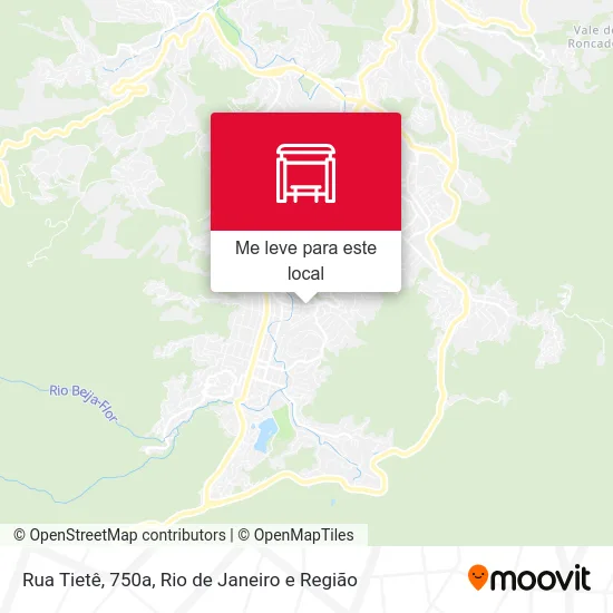 Rua Tietê, 750a mapa