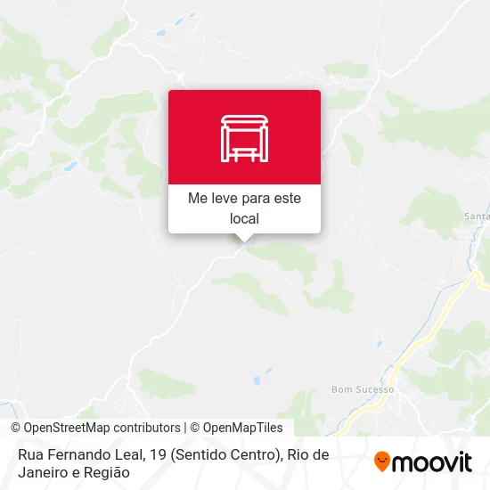 Rua Fernando Leal, 19 (Sentido Centro) mapa