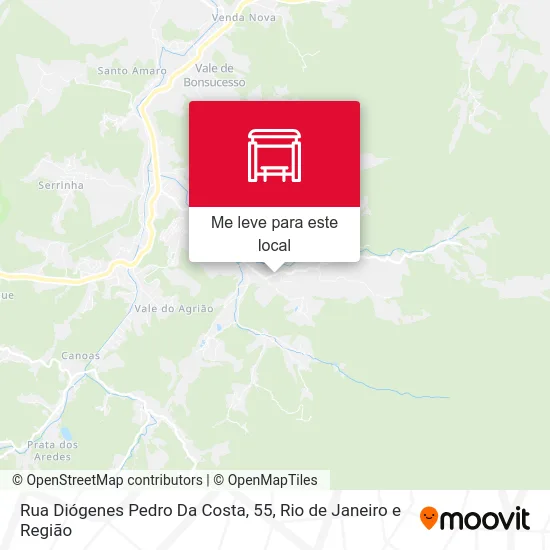 Rua Diógenes Pedro Da Costa, 55 mapa