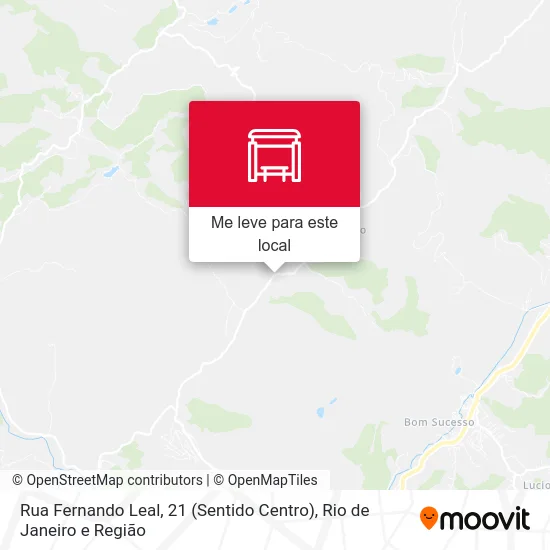 Rua Fernando Leal, 21 (Sentido Centro) mapa