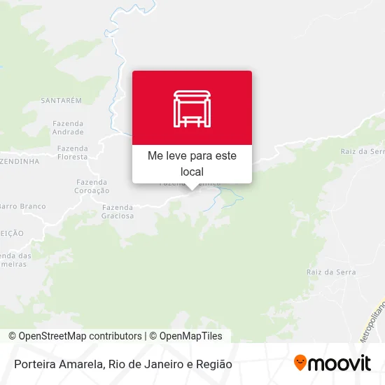 Porteira Amarela mapa