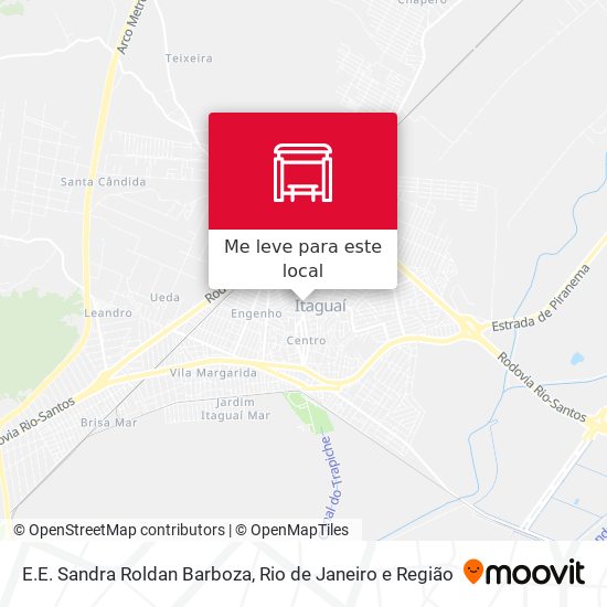 E.E. Sandra Roldan Barboza mapa