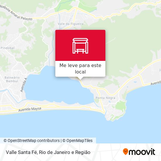Valle Santa Fé mapa