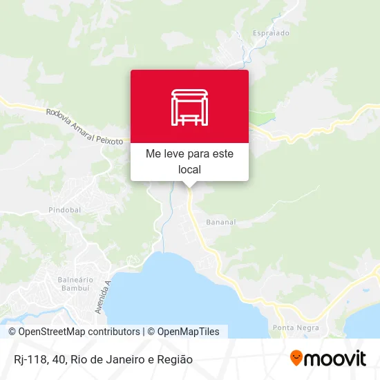 Rj-118, 40 mapa