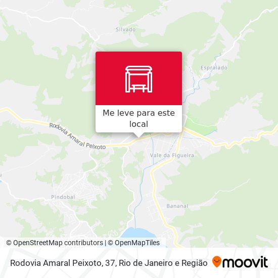 Rodovia Amaral Peixoto, 37 mapa