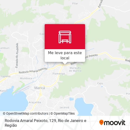 Rodovia Amaral Peixoto, 129 mapa