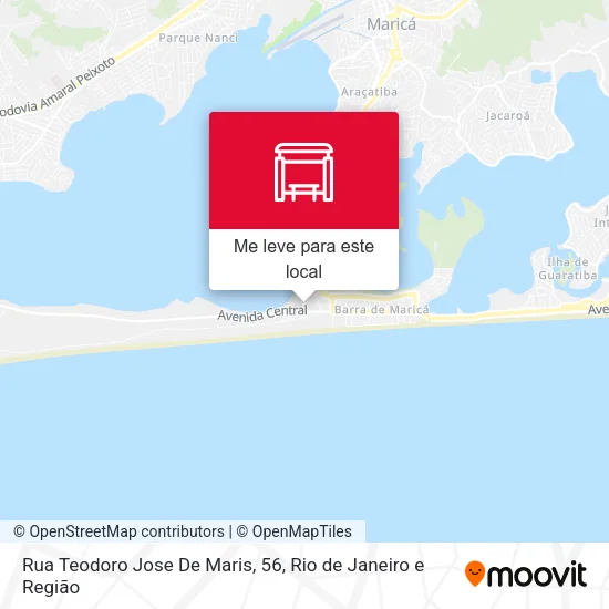 Rua Teodoro Jose De Maris, 56 mapa