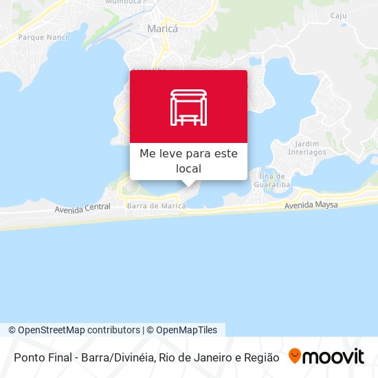 Ponto Final - Barra/Divinéia mapa