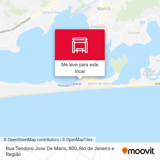 Rua Teodoro Jose De Maris, 800 mapa