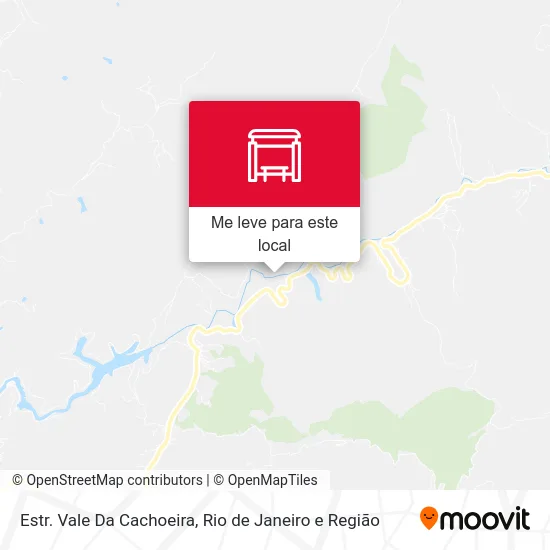 Estr. Vale Da Cachoeira mapa